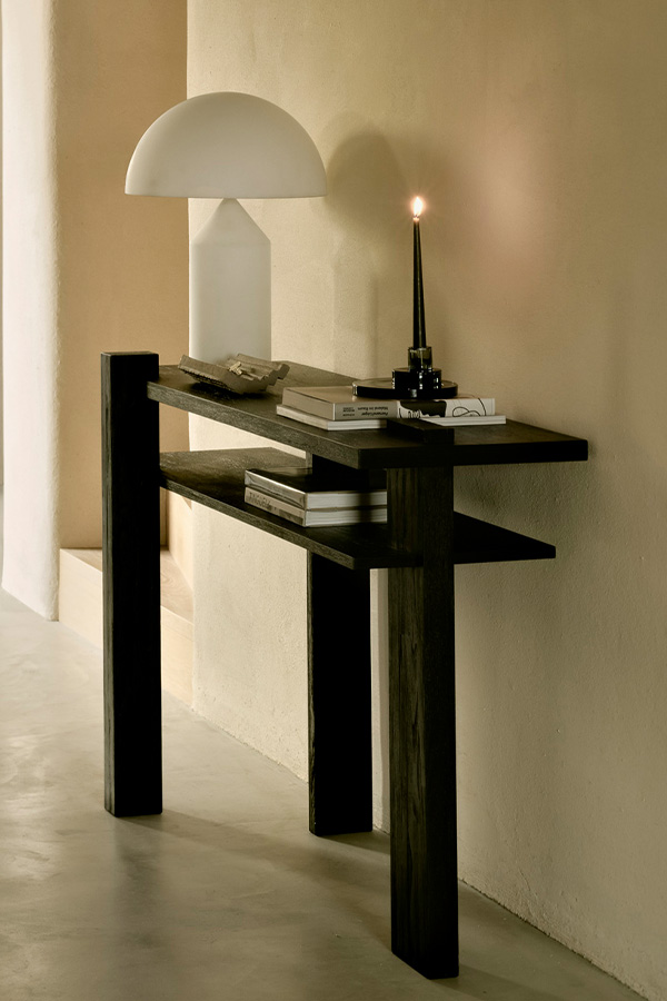 Marble 2-Level Console Table, Ethnicraft Stone