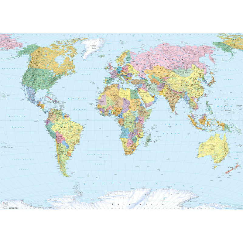 media image for World Map Wall Mural 237