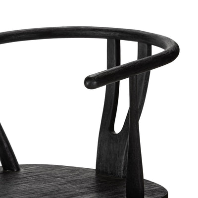 product image for Cecelia Counter Stool in Matte Black - Open Box 3 76