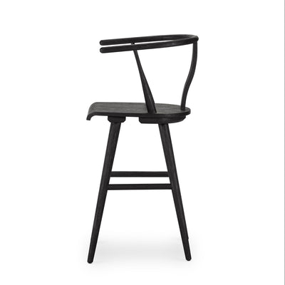 product image for Cecelia Counter Stool in Matte Black - Open Box 5 2