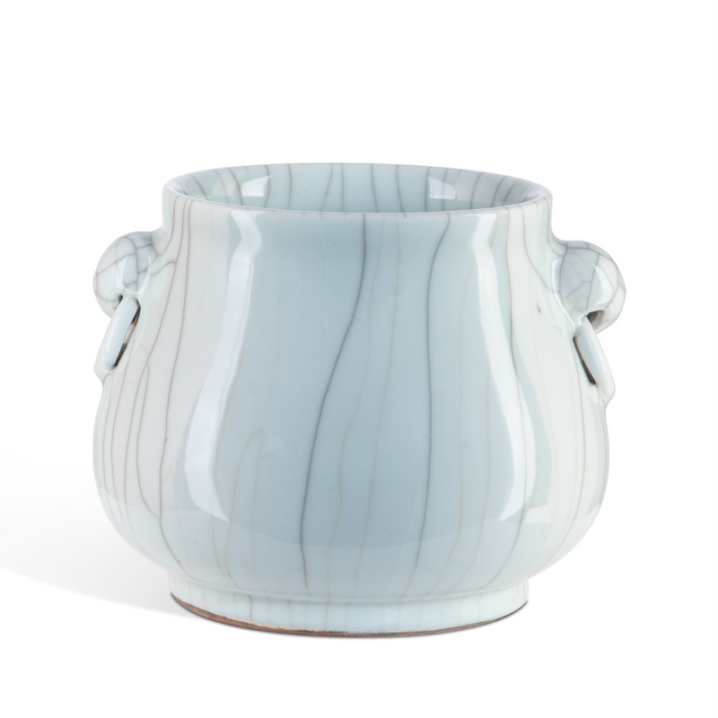 media image for Celadon Crackle Planter By Currey Company Cc 1200 0692 1 256