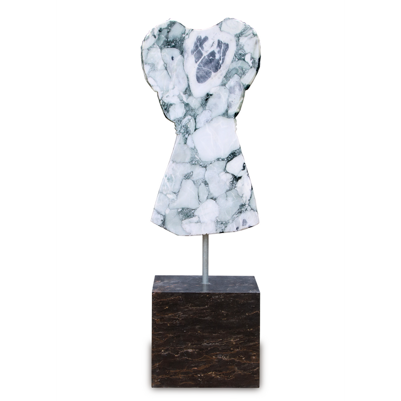 media image for Adara Marble Dress Sculpture By Currey Company Cc 1200 0666 4 24