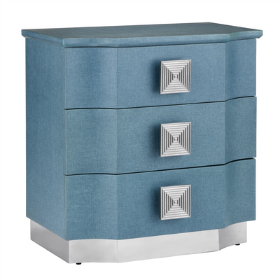 product image for Maya Blue Chest By Currey Company Cc 3000 0282 1 76
