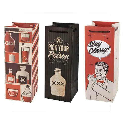 media image for Assorted Retro Drinking Icon Gift Bags 23