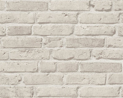 product image of Brick Stone Wallpaper in Grey 542