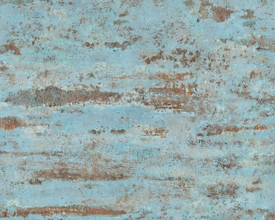 product image of Distressed Stone Wallpaper in Blue/Brown 529