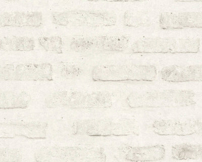product image of Brick Deco Wallpaper in White/Grey 582