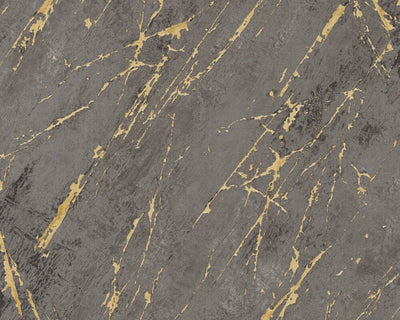 product image of Deco Stone Wallpaper in Black/Gold 594