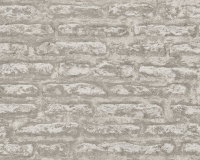 product image of Light Brick Wallpaper in Taupe/Brown 589
