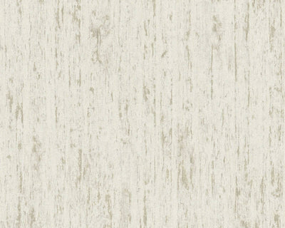 product image of Distressed Wallpaper in Metallic/White 554