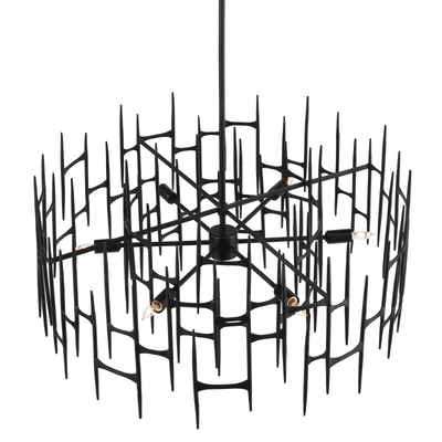 product image for Attingham Black Chandelier By Currey Company Cc 9000 1091 2 44