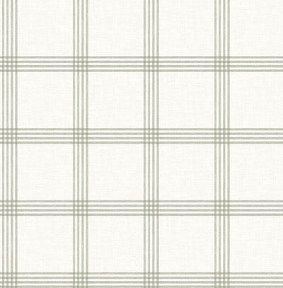 product image of Twain Green Plaid Wallpaper 599