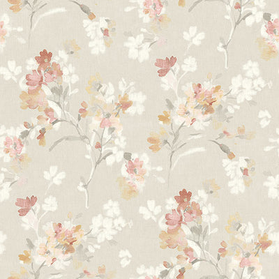 product image of Azalea Ruby Floral Branches Wallpaper 549
