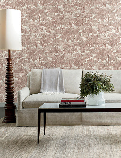 product image for Spinney Red Toile Wallpaper 93