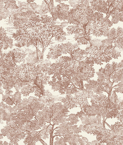 product image for Spinney Red Toile Wallpaper 85