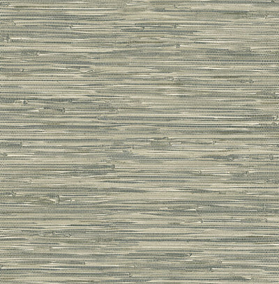 product image of Exhale Moss Woven Faux Grasscloth Wallpaper 586
