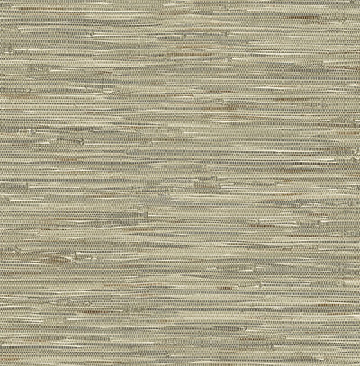 product image of Exhale Olive Woven Faux Grasscloth Wallpaper 514