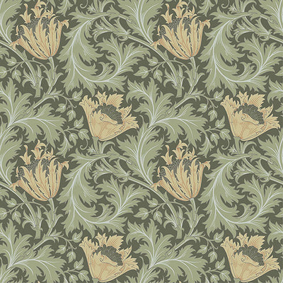 product image of Anemone Moss Floral Trail Wallpaper 586