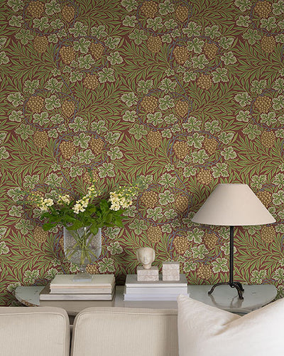 product image for Vine Ruby Woodland Fruits Wallpaper 65