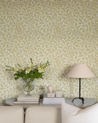 product image for Oak Tree Light Yellow Leaf Wallpaper 20