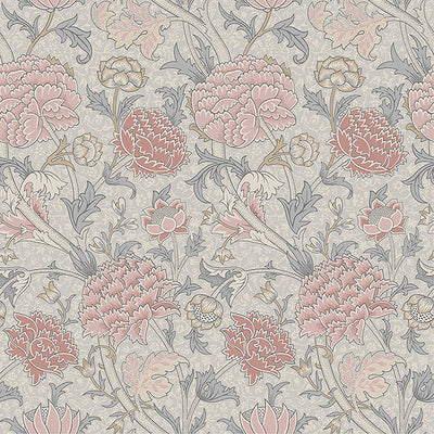 product image for Cray Pink Floral Trail Wallpaper 10