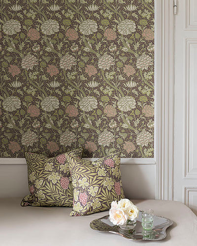 product image for Cray Plum Floral Trail Wallpaper 82