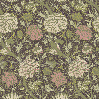 product image for Cray Plum Floral Trail Wallpaper 24