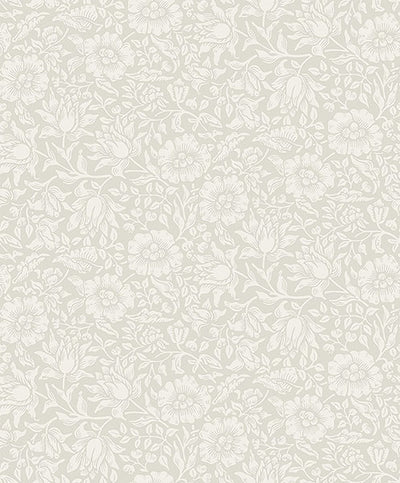 product image of Mallow Dove Floral Vine Wallpaper 58