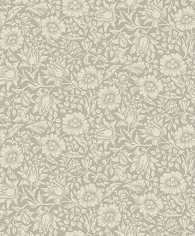 product image for Mallow Grey Floral Vine Wallpaper 28