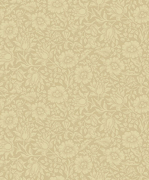 media image for Mallow Butter Floral Vine Wallpaper 281
