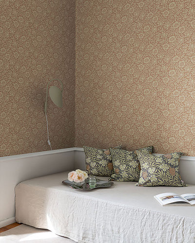 product image for Mallow Rose Floral Vine Wallpaper 0