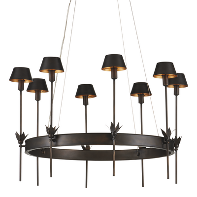 product image for Coterie Bronze Chandelier By Currey Company Cc 9000 1082 2 53