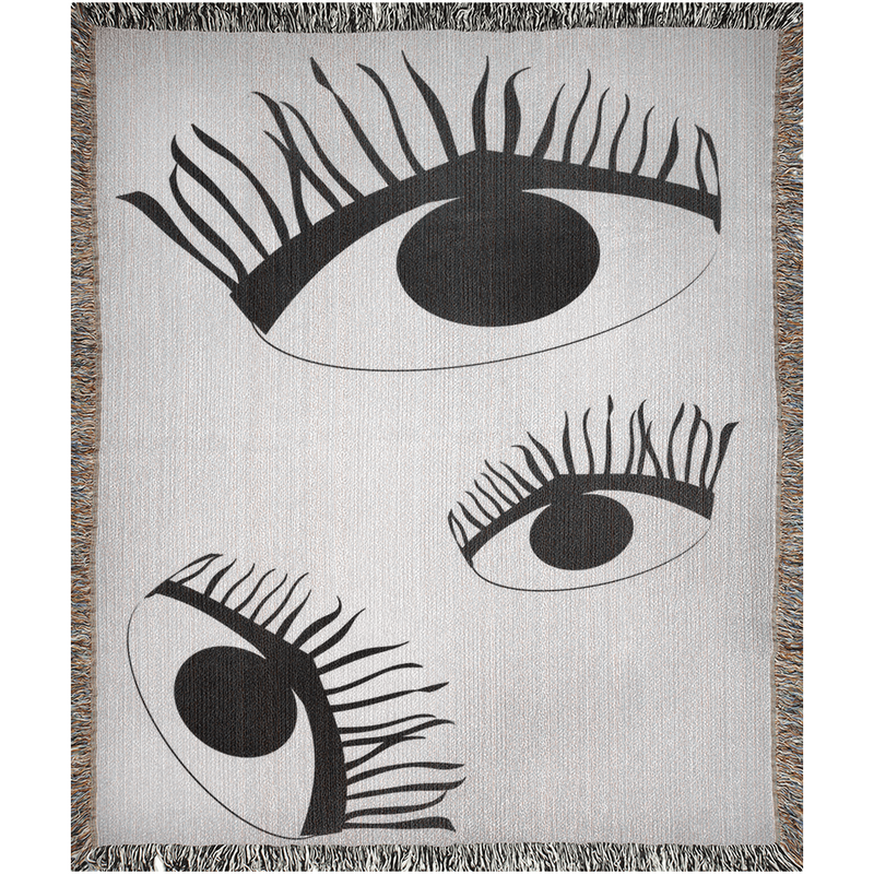 media image for Third Eye Woven Throw Blankets 283