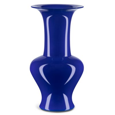 product image of Ocean Blue Corolla Vase By Currey Company Cc 1200 0695 1 591