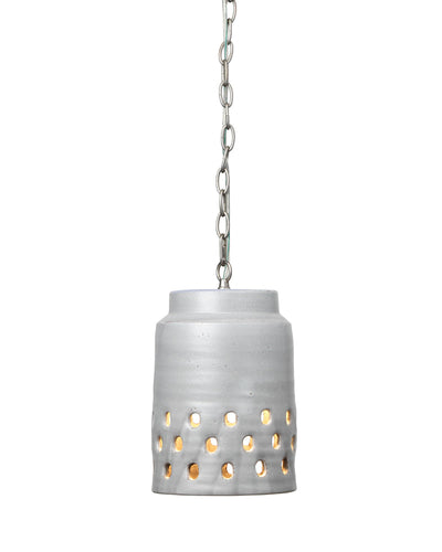 product image for Perforated Grey Pendant 5 31
