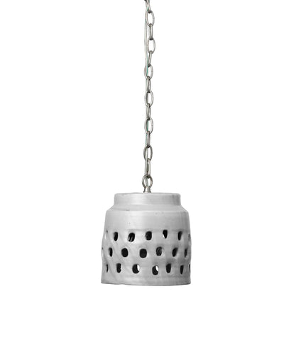 product image of Perforated Grey Pendant 1 576