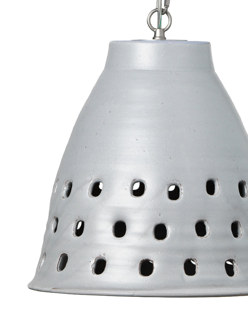 media image for Perforated Grey Pendant 7 278