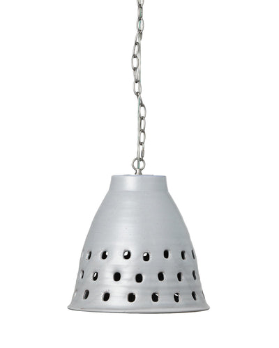product image for Perforated Grey Pendant 3 37