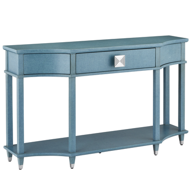 product image of Maya Blue Console Table By Currey Company Cc 3000 0283 1 525