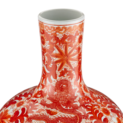 product image for Biarritz Coral Fern Long Neck Vase By Currey Company Cc 1200 0845 3 2