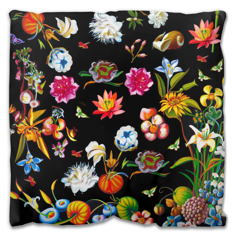 media image for Bright Florals Throw Pillow 255