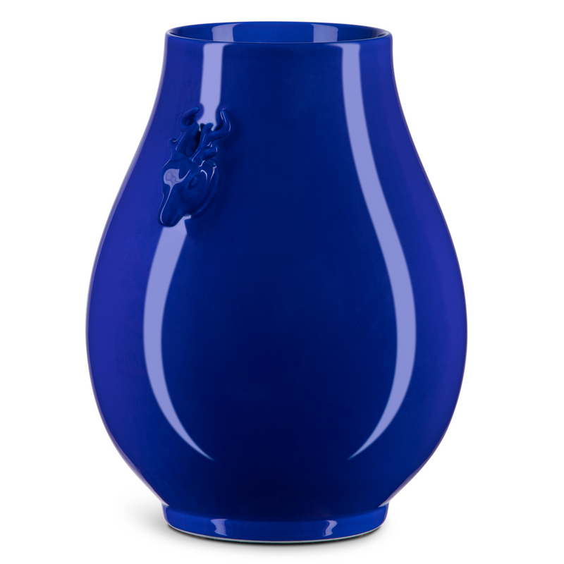 media image for Ocean Blue Deer Ears Vase By Currey Company Cc 1200 0701 2 221