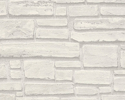 product image of Cottage Brick Wallpaper in Grey 571