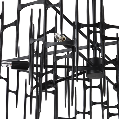 product image for Attingham Black Chandelier By Currey Company Cc 9000 1091 5 84