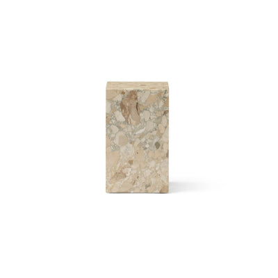 product image for Plinth Table Tall New In White Carrara Marble Design By Menu 9 49