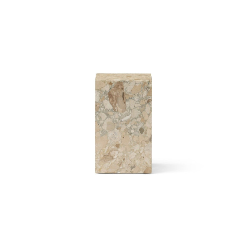 media image for Plinth Table Tall New In White Carrara Marble Design By Menu 9 289