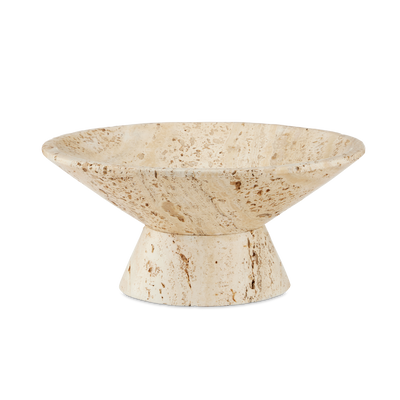 product image of Lubo Travertine Bowl By Currey Company Cc 1200 0811 1 550