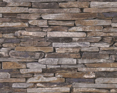 product image of Flat Stone Wallpaper in Beige/Brown/Yellow 535