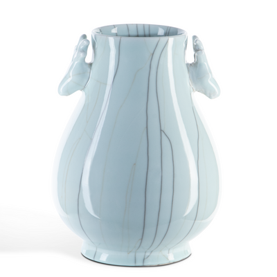 product image of Celadon Crackle Deer Heads Vase By Currey Company Cc 1200 0694 1 565