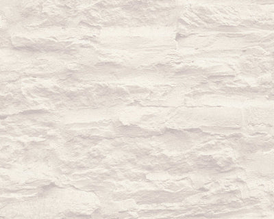 product image of Stone Structure Wallpaper in Cream/White 544